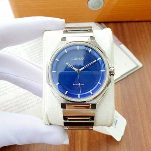 🔥Citizen Men's Silver Eco-Drive 41mm Watch